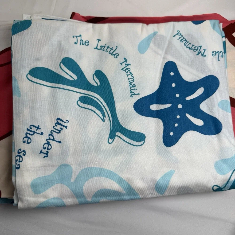 Disney Princess Ariel Little Mermaid‎ Single Comforter Set - Brand New